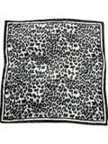 Brown Cheetah Pattern Silk Touch Square Scarf