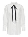 Moco White Shirt With Black Tie