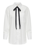 Moco White Shirt With Black Tie