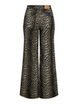 Madison Leopard High Waist Wide Leg Jeans