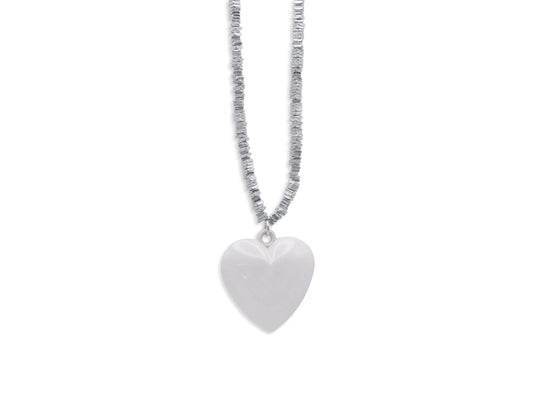 Gold Ophelia Heart Pendant Necklace