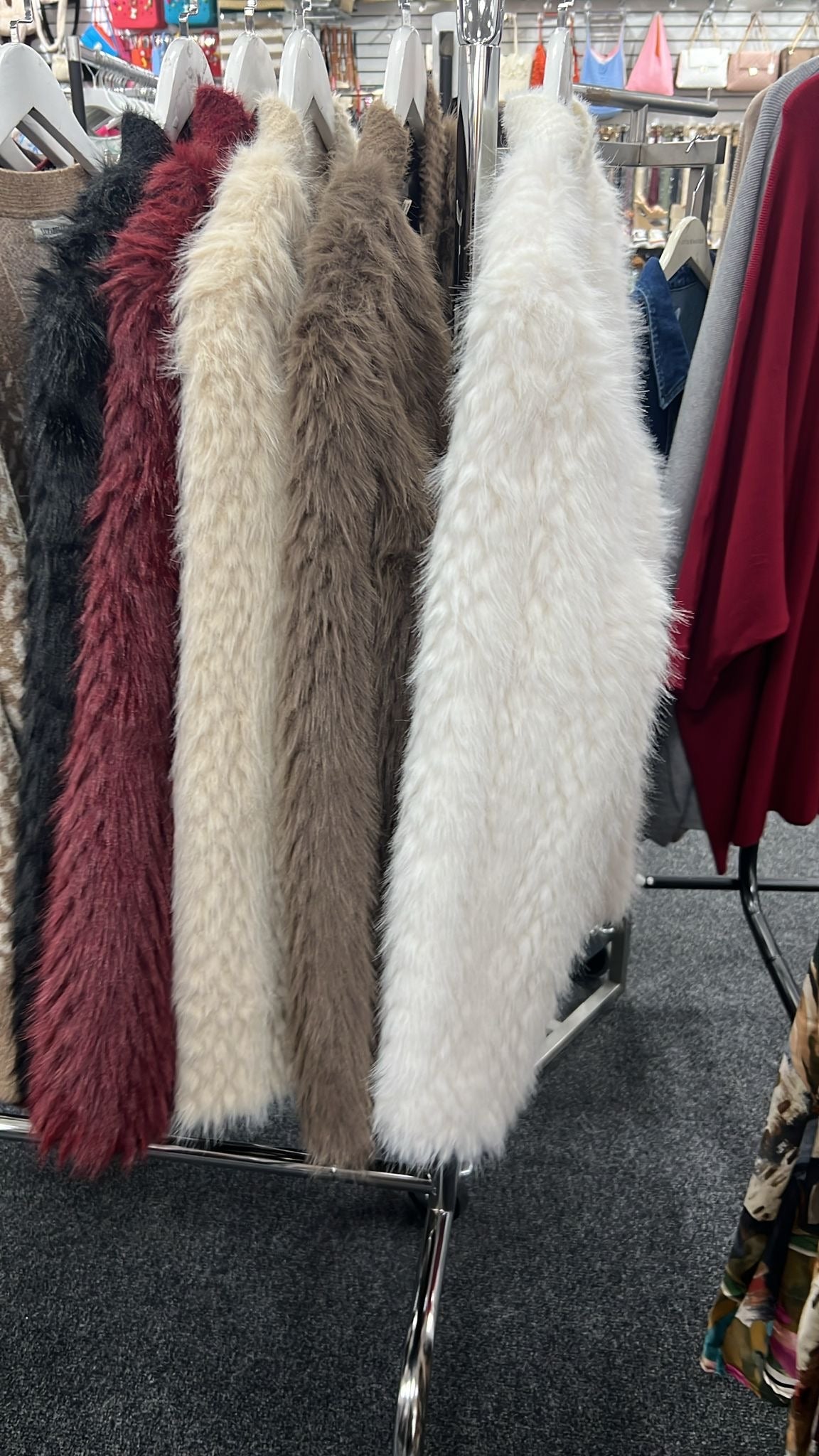 Faux Fur Cardigan