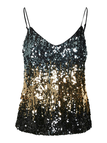 Ria Ombre Sequin Cami Top