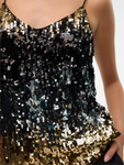 Ria Ombre Sequin Cami Top