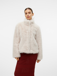 Monroe Oatmeal Faux Fur Jacket