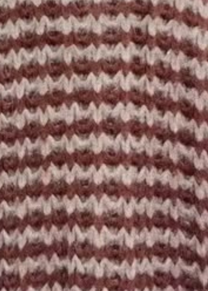 Red/Pink Cosy Stripe Cardigan