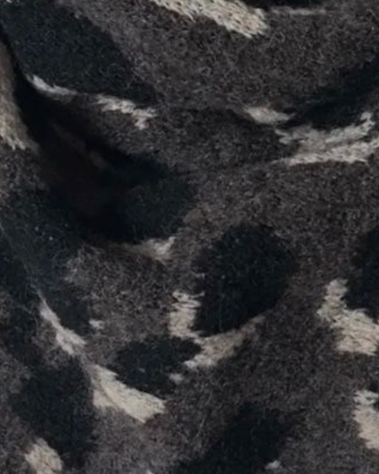Camel Triangle Leopard Print Scarf - PRE ORDER
