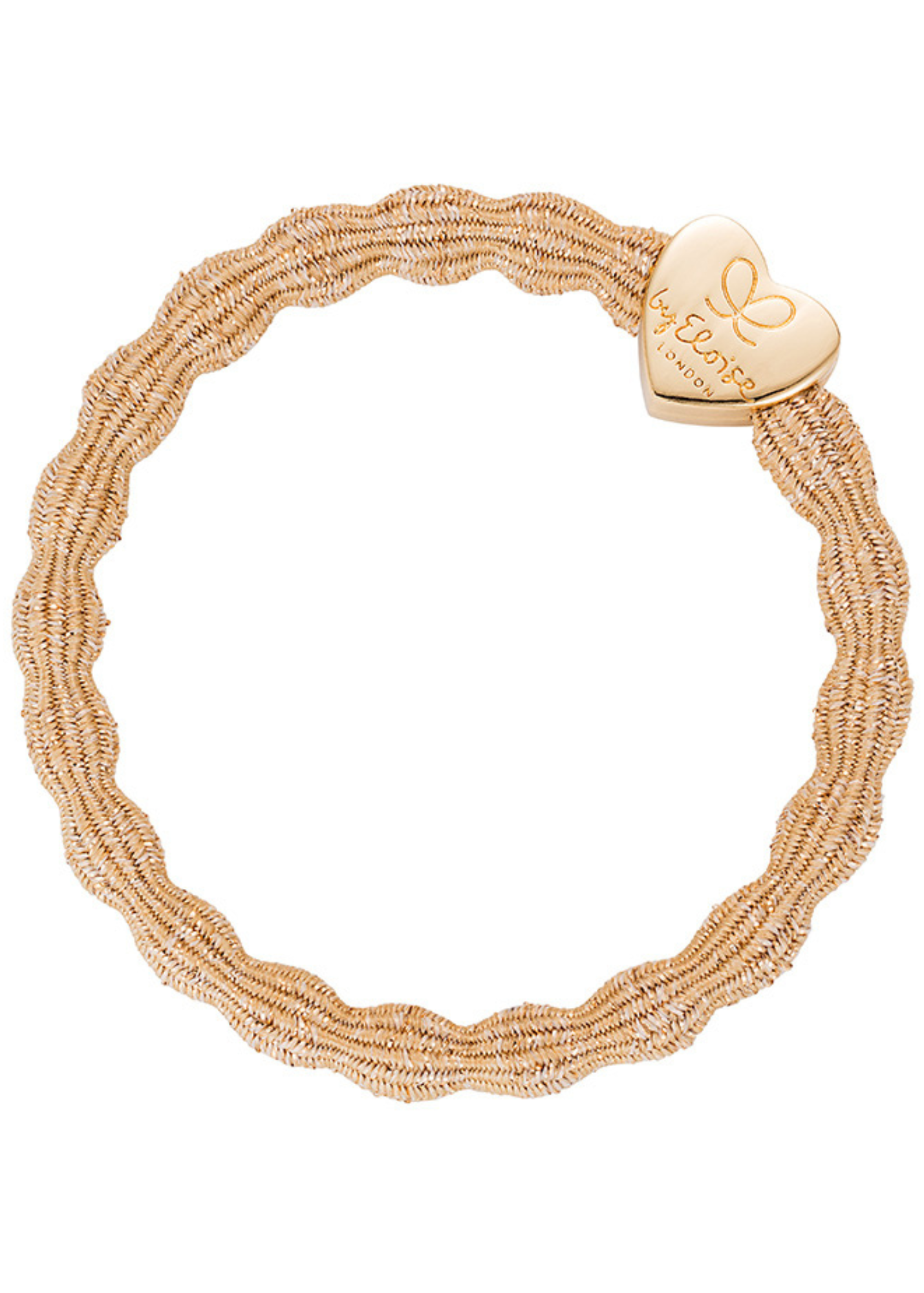 Dove Blue with Silver Dog Hair Tie or Wrist Band