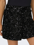 Black Sequin Shorts