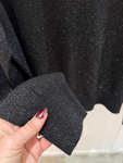 Black Glitter Jumper