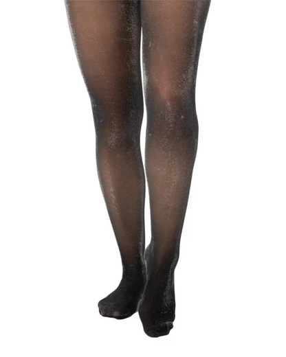 Black All Over Glitter Tights