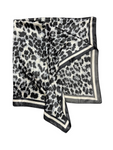 Brown Cheetah Pattern Silk Touch Square Scarf