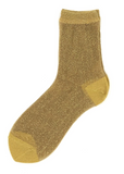 Gold Sparkly Socks With Detachable Bee