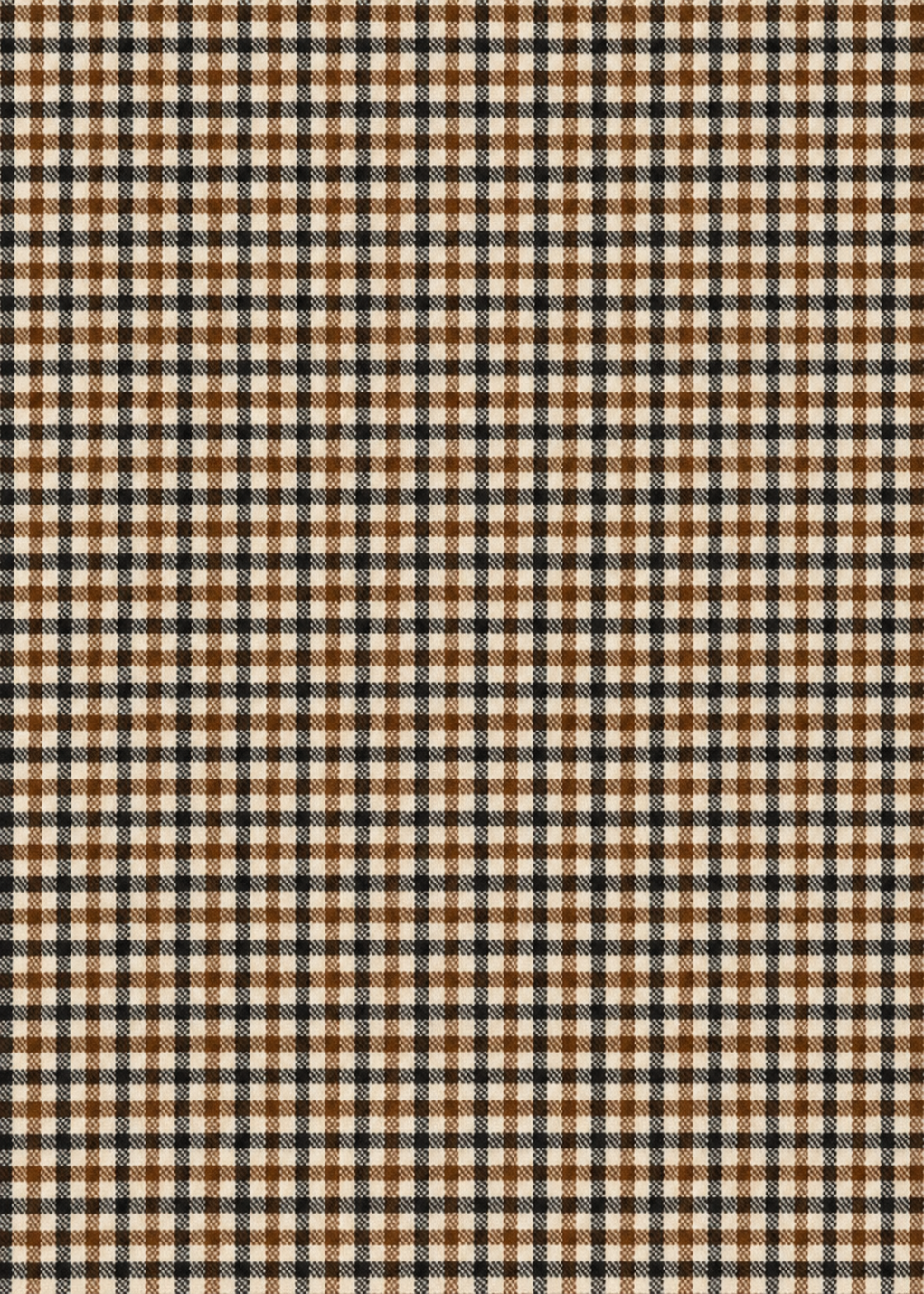 Heritage Check Tie Neck Puff Sleeve Blouse