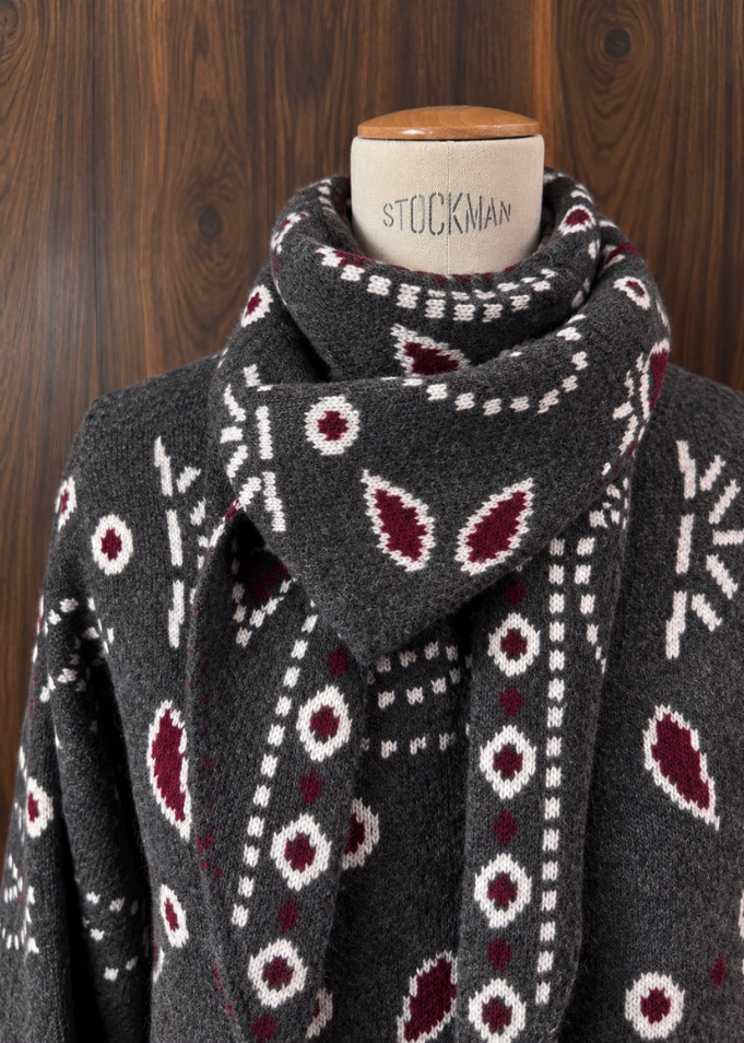 Black S/S Alpaca Mix Jumper