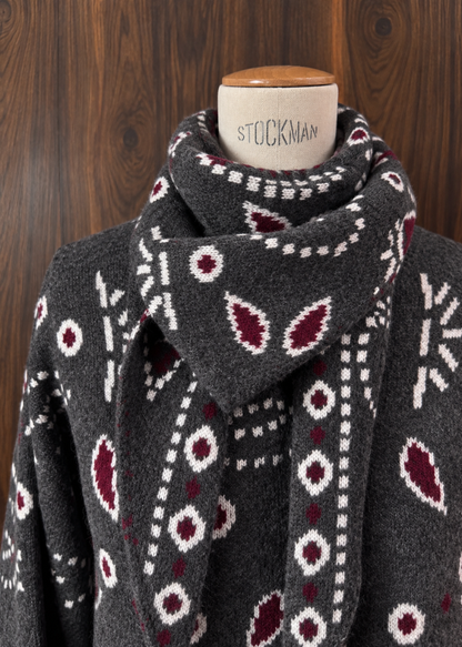 Black S/S Alpaca Mix Jumper