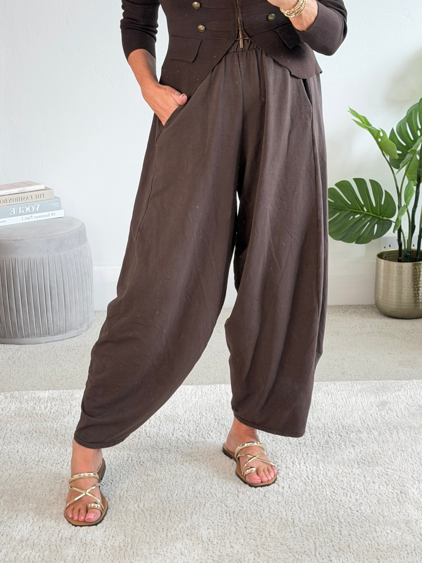 Chocolate Barrel Relaxed Fit Joggers