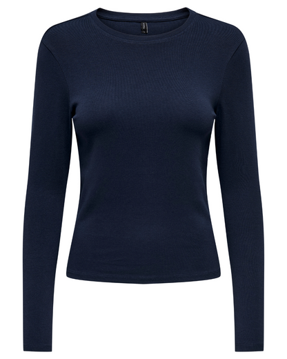 Wine Riley Basic Long Sleeve T Shirt