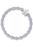 Dove Blue with Silver Dog Hair Tie or Wrist Band