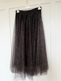 Leopard Print Tulle Skirt