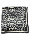 Brown Cheetah Pattern Silk Touch Square Scarf