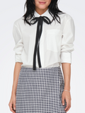 Moco White Shirt With Black Tie