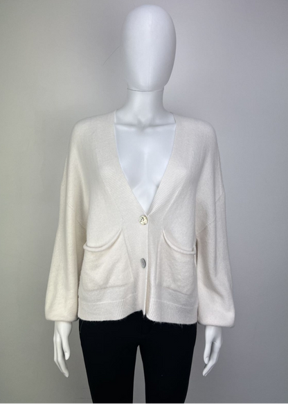 Navy 2 Button Cardigan