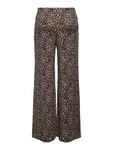 Linette Leopard Jersey Wide Leg Trousers