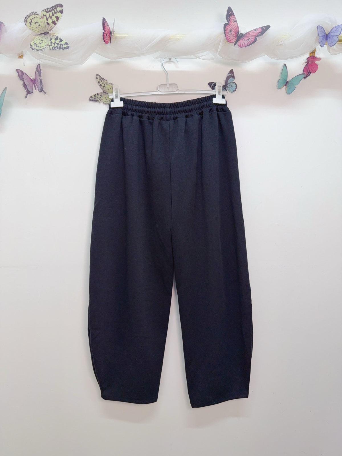 Black Barrel Joggers
