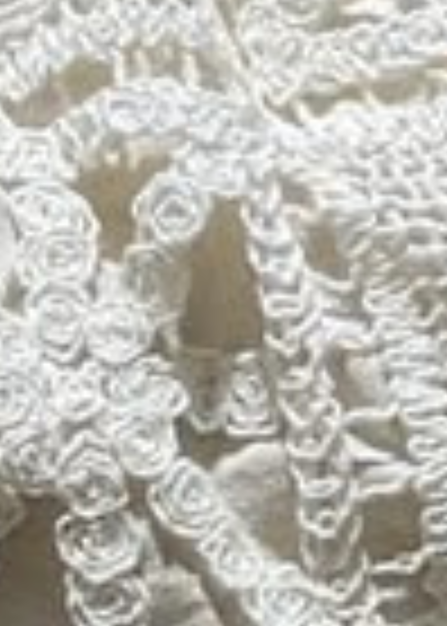 Black Lace Crochet Clutch Bag