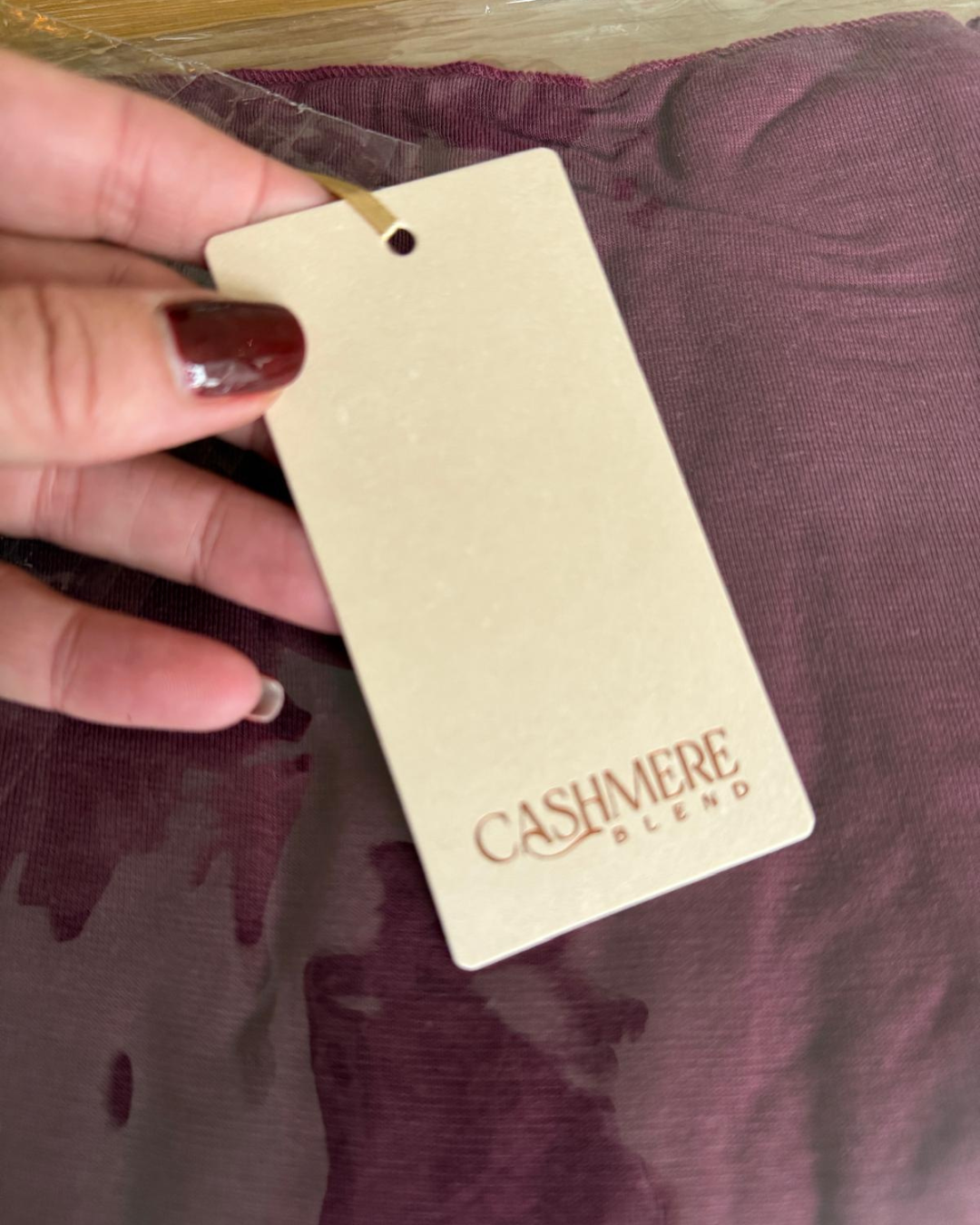 Cashmere Blend L/Sleeve Layering Top
