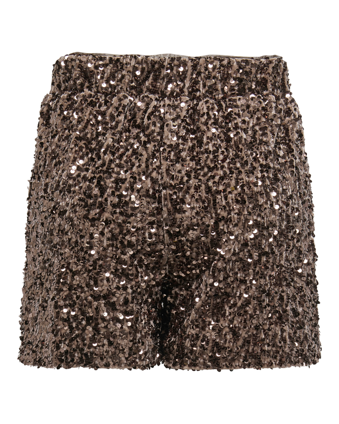 Chestnut Sequin Shorts
