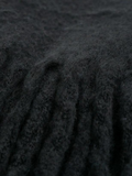 Black Super Soft Chunky Scarf