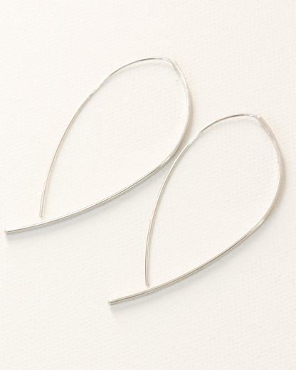 Gold Ingrid Pull Trough Earrings