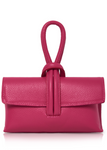 Dusky Pink Loop Clutch/Cross Body Bag