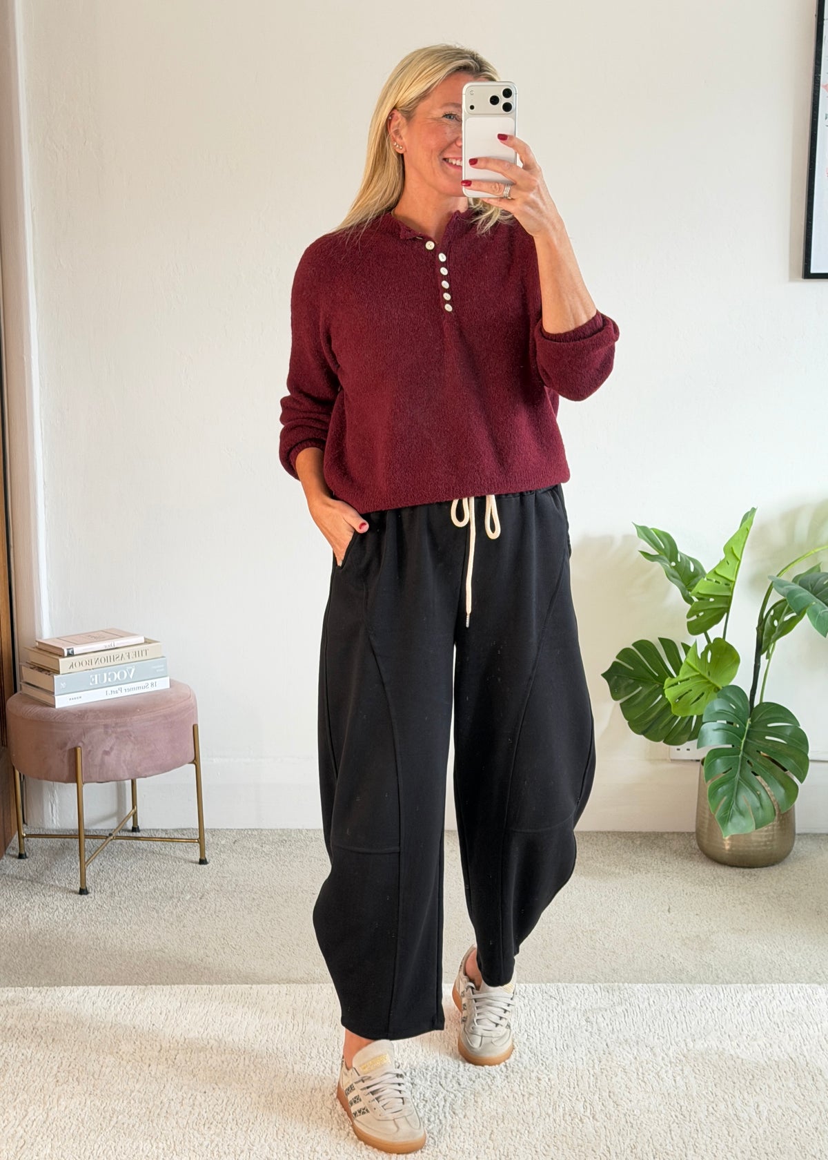 Black Barrel Joggers
