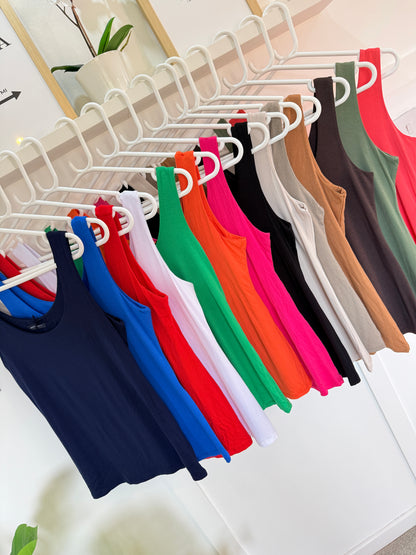 Thick Strap Basic Vest | Lots of Colours
