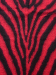 Pink/Black Tassel Zebra Pattern Scarf