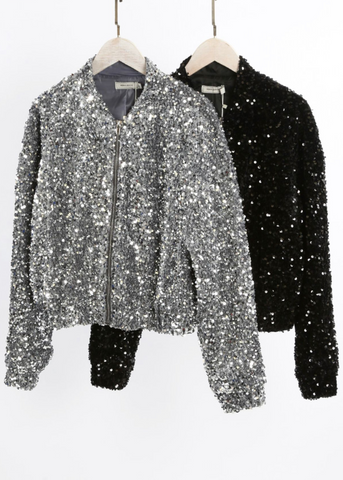 Silver 2025 sequin jackets