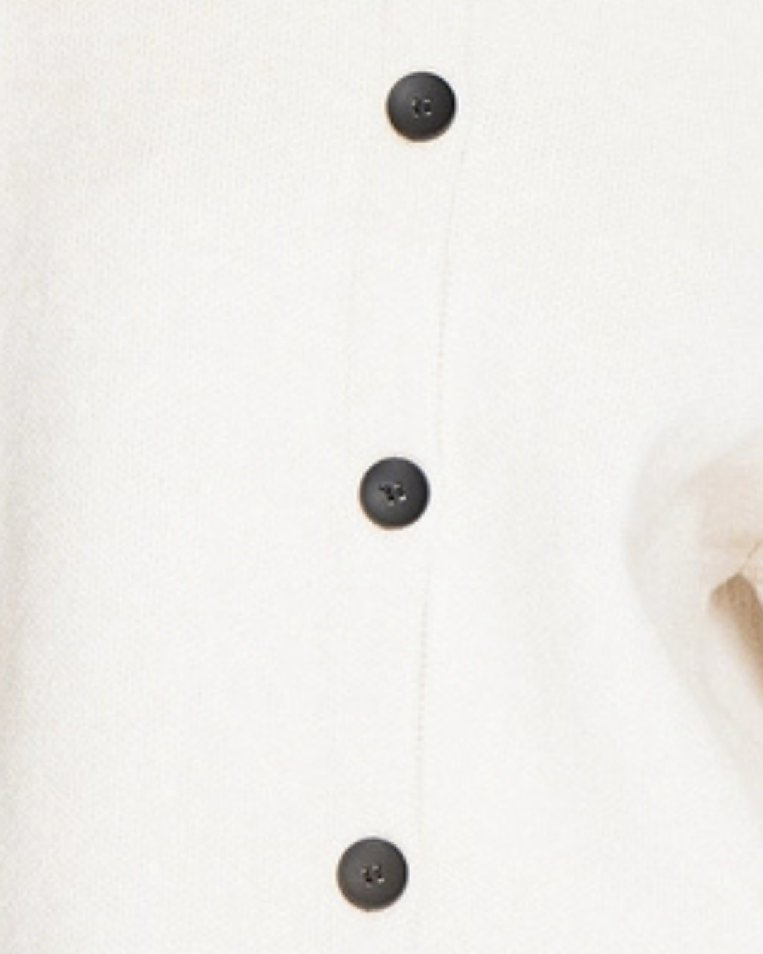 Beige/Black Contrast Button S/S Cardigan