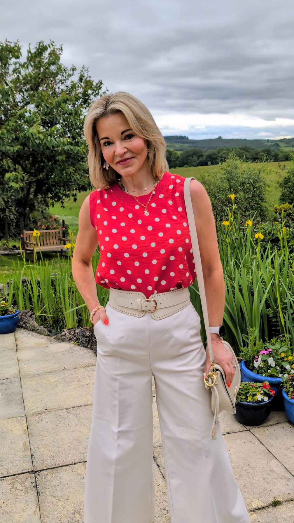 Red/White Polka Dot Top (Co-ord Avail)