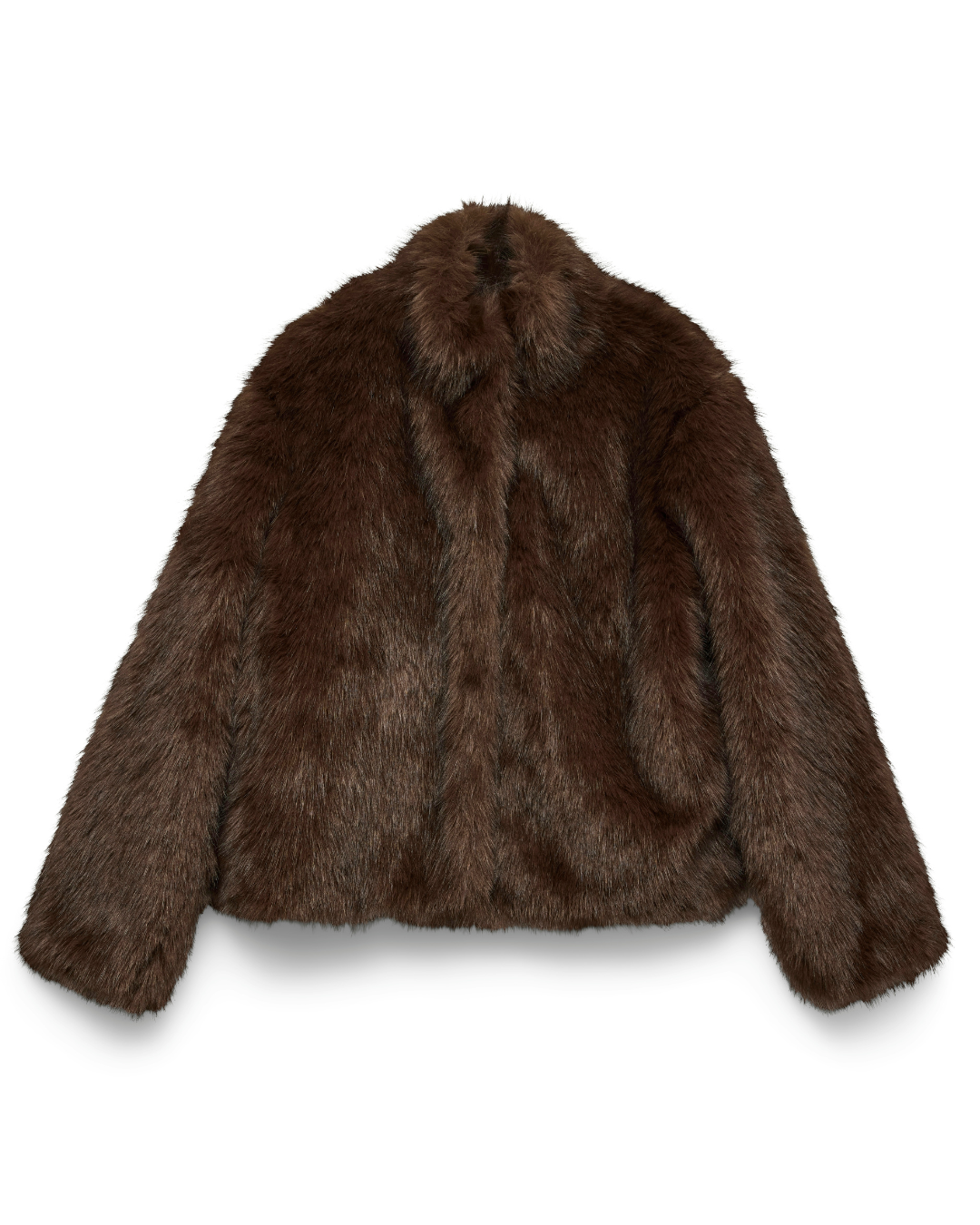 Chocolate Monroe Faux Fur Jacket