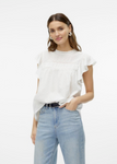 Black Frill Sleeve Top