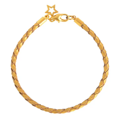 Gold Plaited Stacklet & Star Bracelet