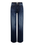 Madison Dark Blue High Waist Wide Leg Jeans