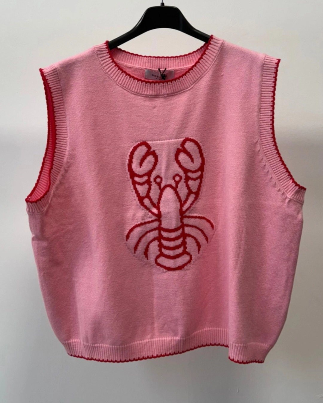 Navy/Red Lobster Motif Tank Top