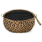 Gold Leopard LARGE Leather Bum Bag