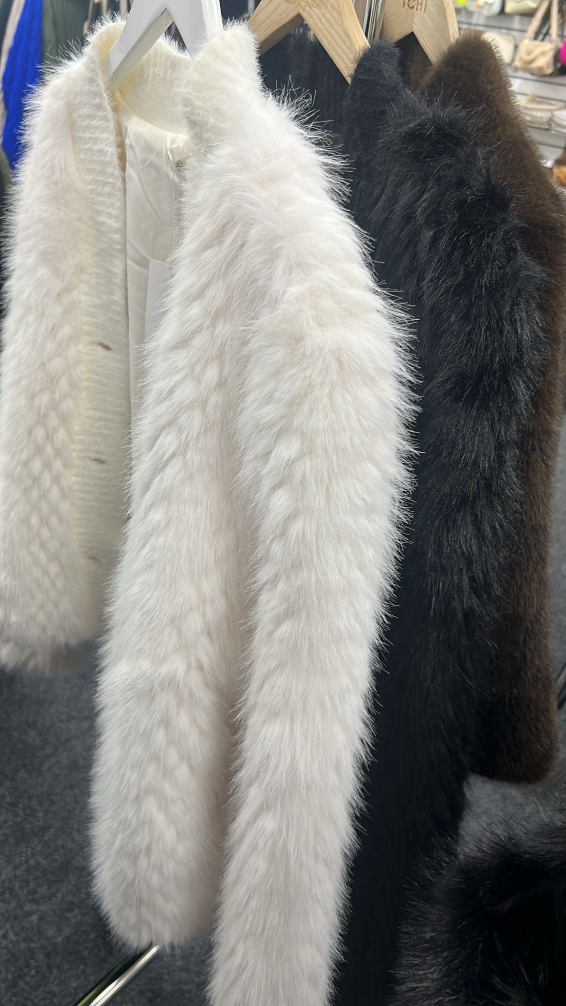 Faux Fur Cardigan