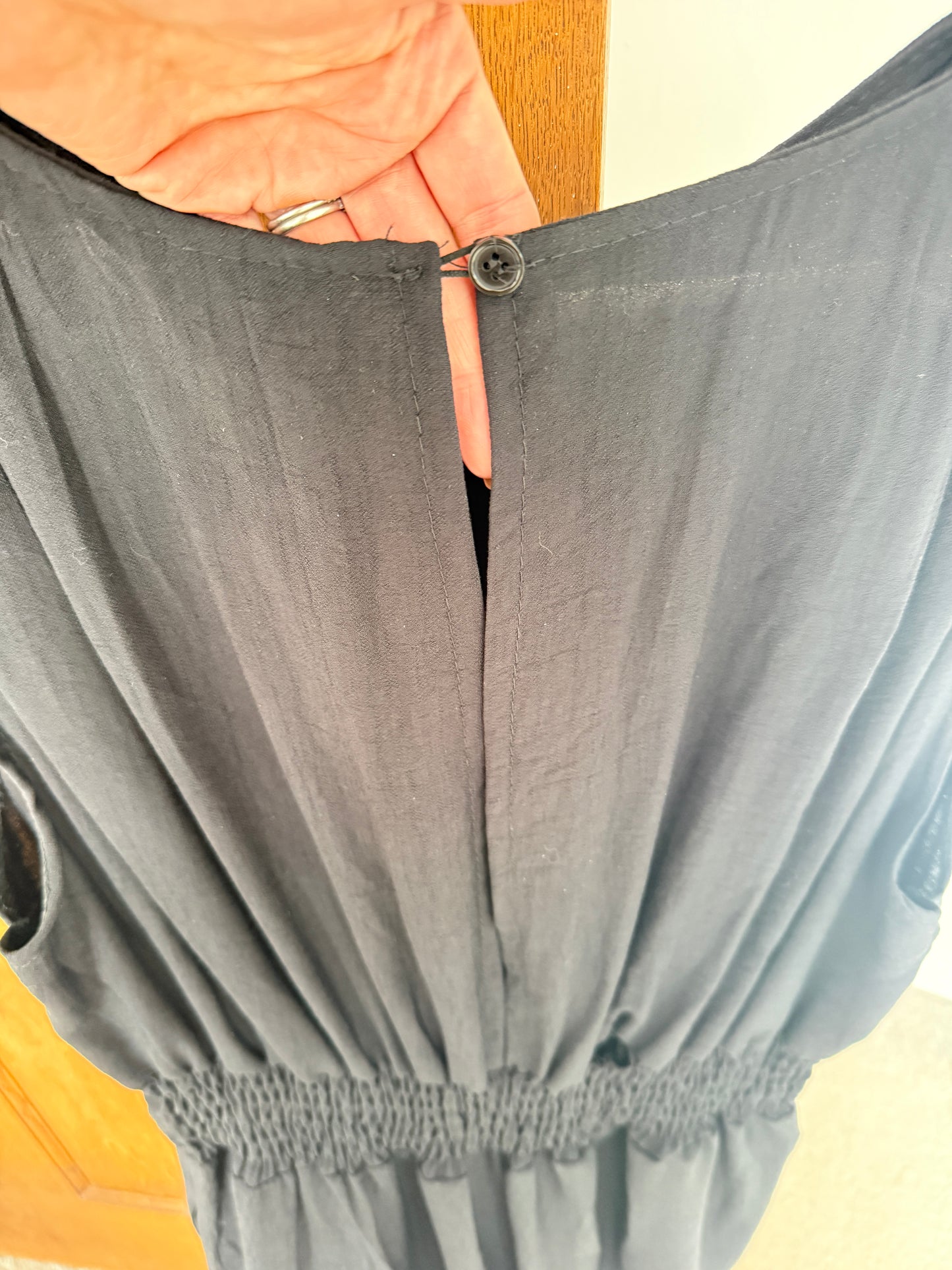 Chocolate Elasticated Sleeveless Harem Jumpsuit
