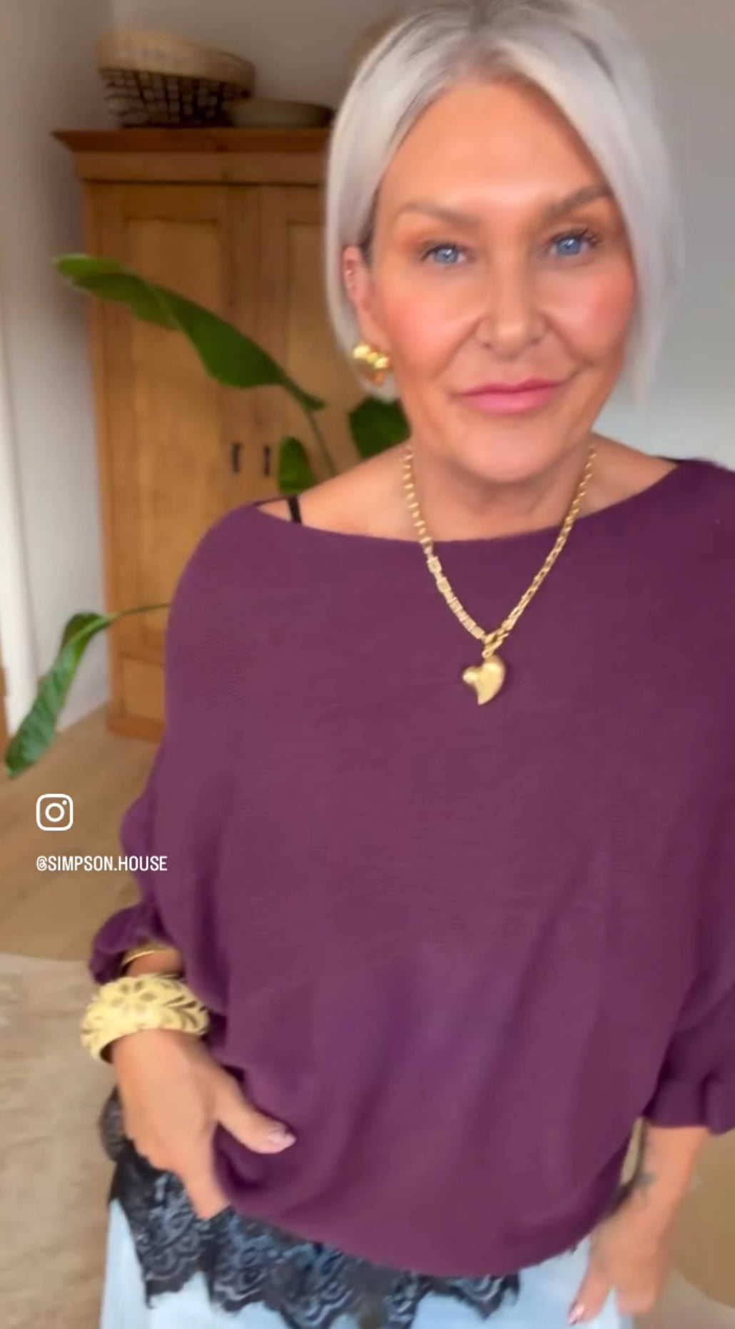 Black Satin Lace Asymmetric Cami Top